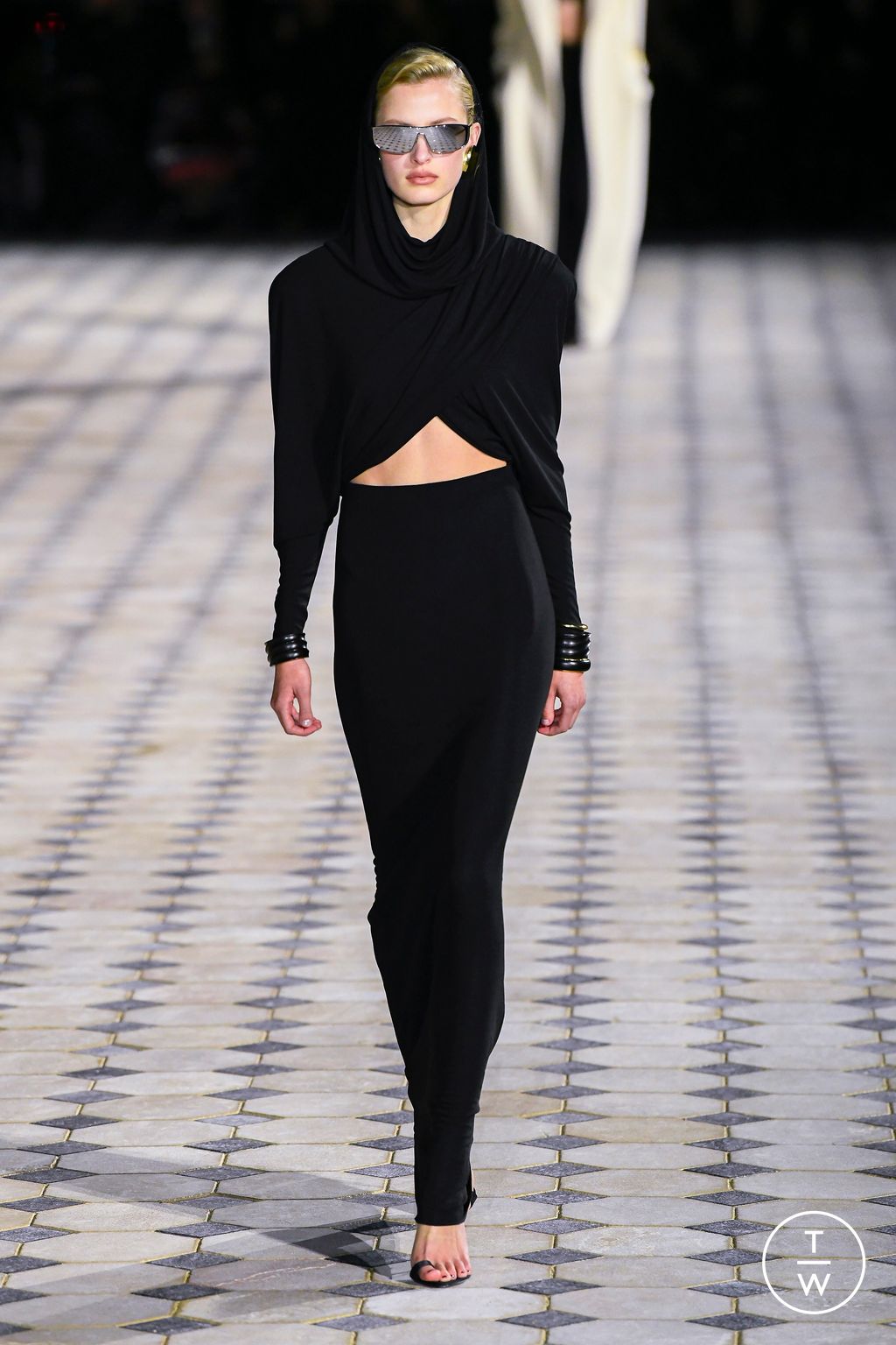 Fashion Week Paris Spring/Summer 2023 look 44 from the Saint Laurent collection womenswear