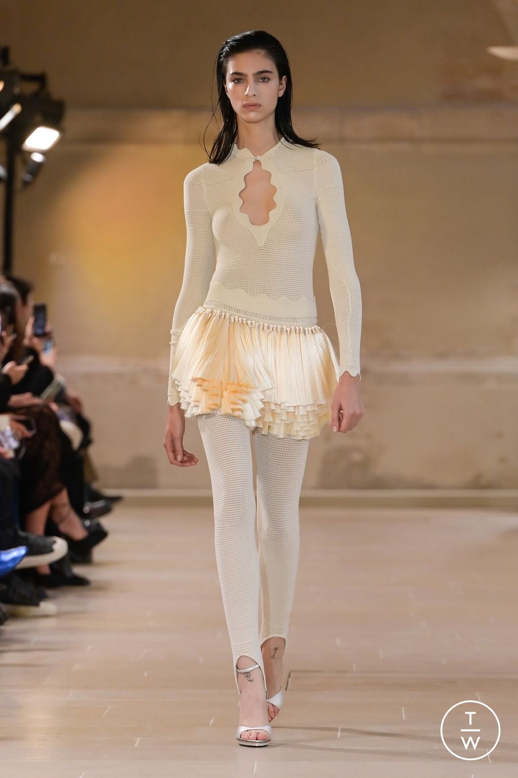 Fashion Week Paris Spring/Summer 2023 look 39 from the Victoria Beckham collection womenswear