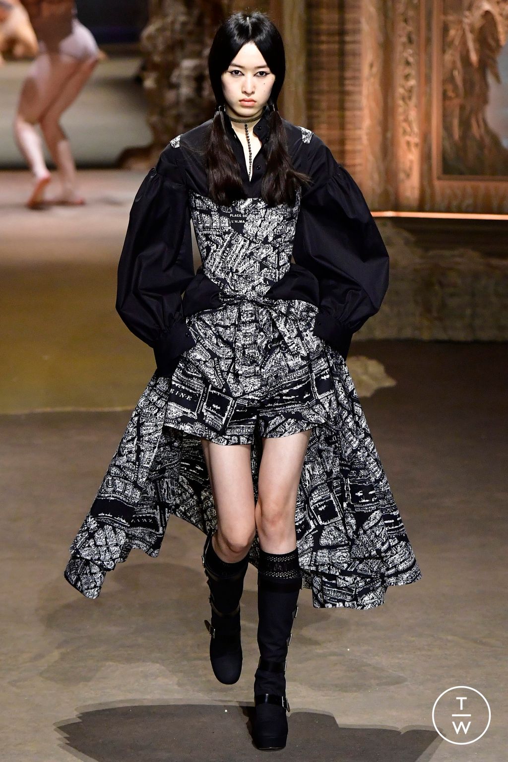 Fashion Week Paris Spring/Summer 2023 look 6 de la collection Christian Dior womenswear
