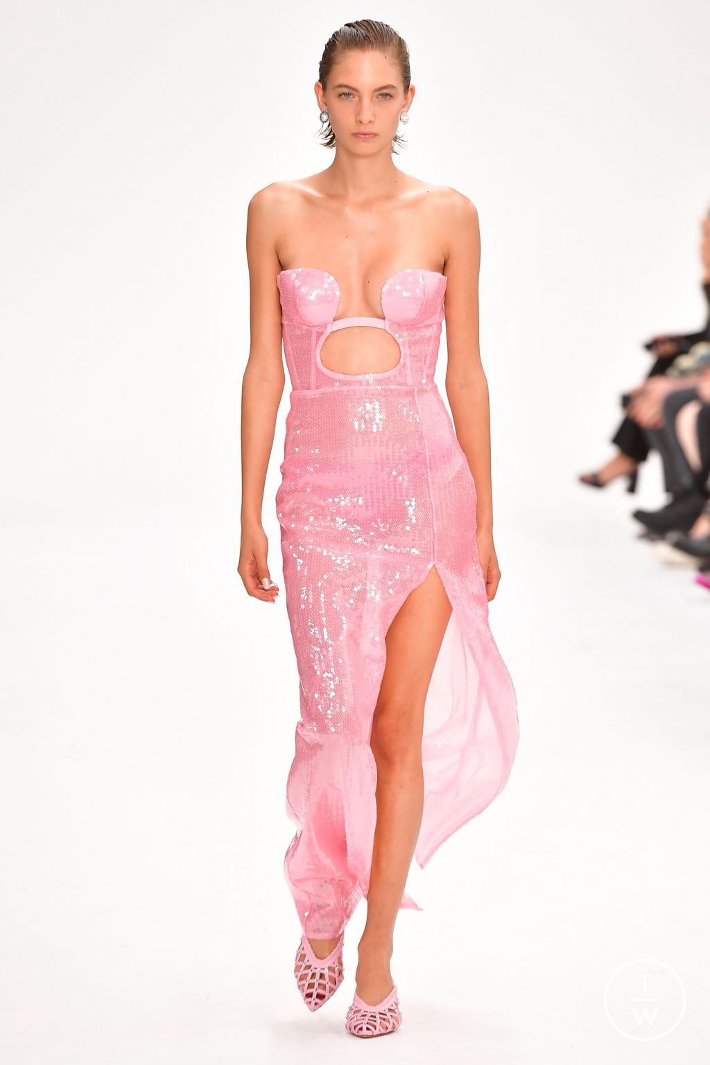 Fashion Week London Spring/Summer 2023 look 11 from the Nensi Dojaka collection womenswear