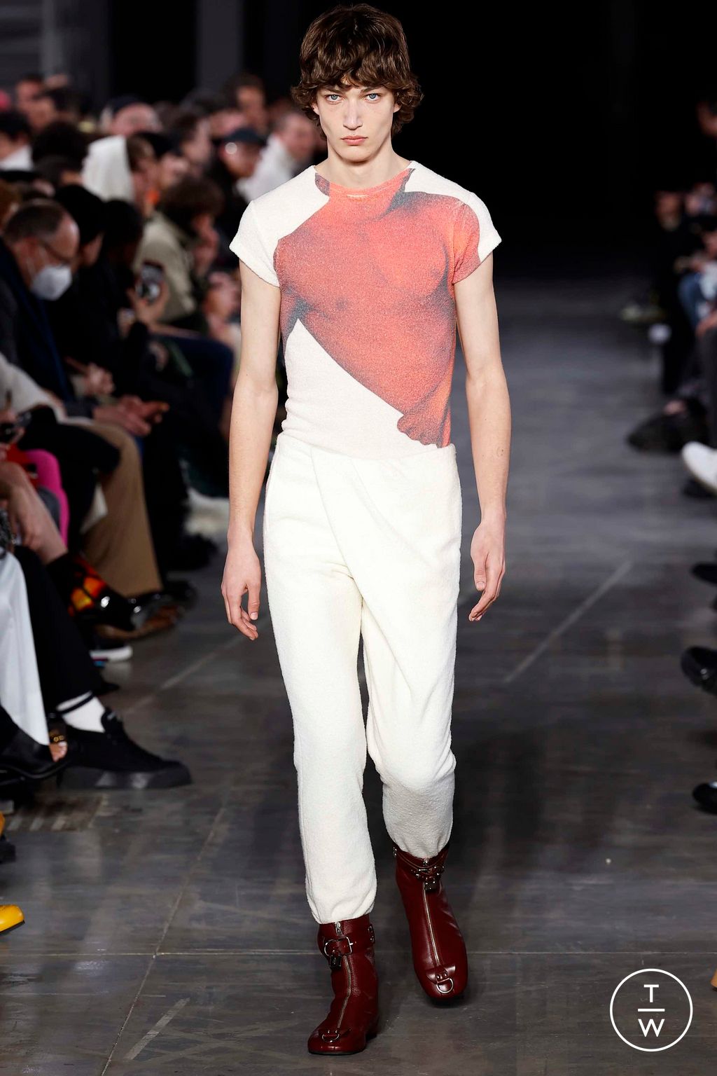 Fashion Week Milan Fall/Winter 2023 look 46 from the JW Anderson collection 男装