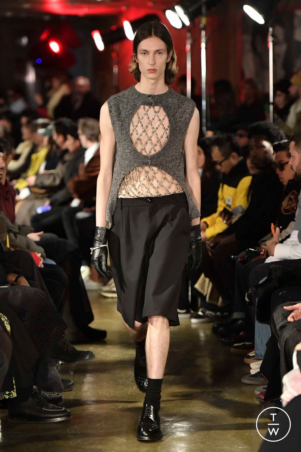 Fashion Week Paris Fall/Winter 2023 look 11 from the Namacheko collection menswear