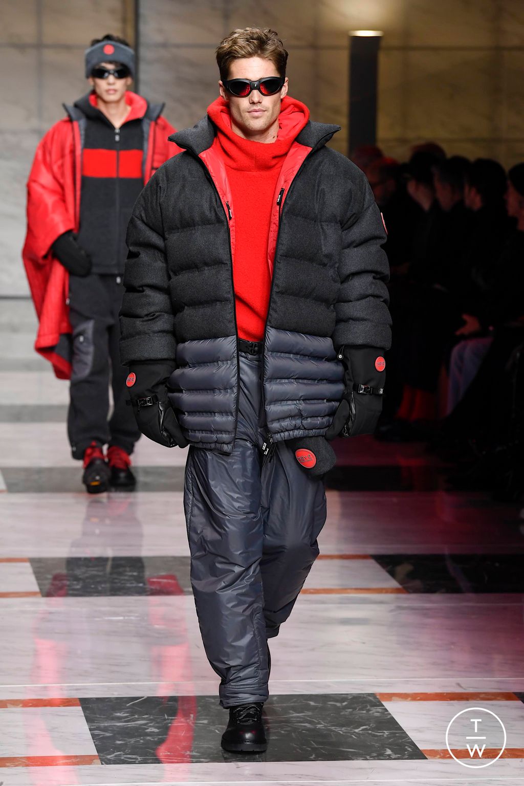 Fashion Week Milan Fall/Winter 2023 look 72 from the Giorgio Armani collection menswear