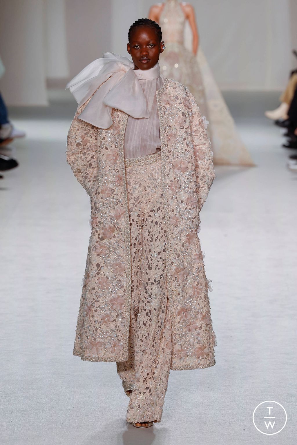 Fashion Week Paris Spring/Summer 2023 look 16 from the Elie Saab collection couture