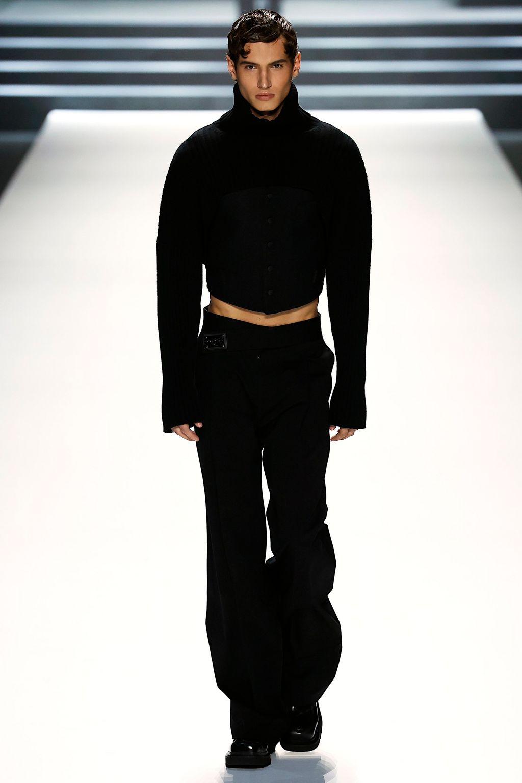 Fashion Week Milan Fall/Winter 2023 look 15 de la collection Dolce & Gabbana menswear