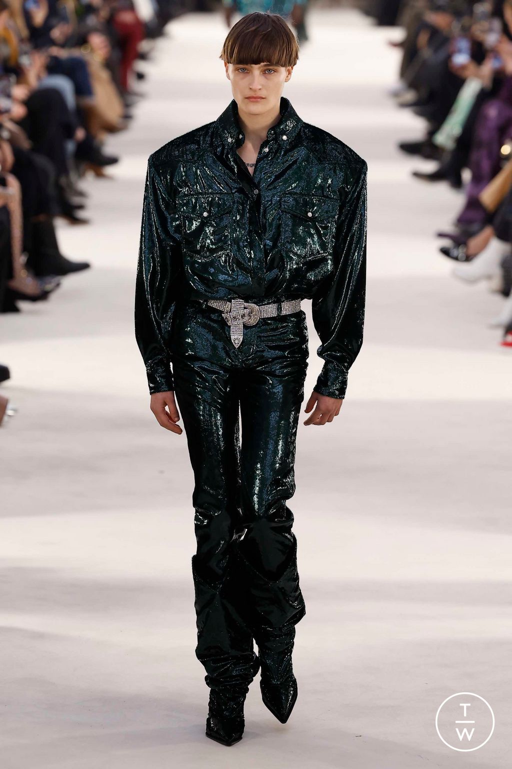 Fashion Week Paris Spring/Summer 2023 look 10 from the Alexandre Vauthier collection 高级定制