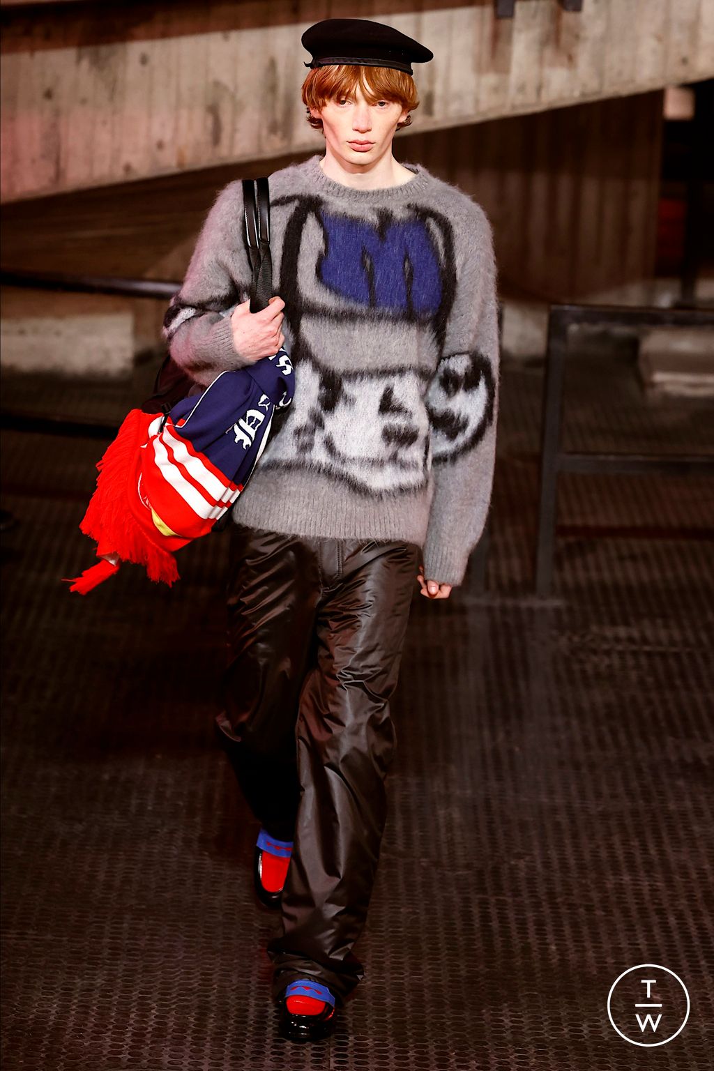 Fashion Week Milan Fall/Winter 2023 look 30 from the MSGM collection menswear