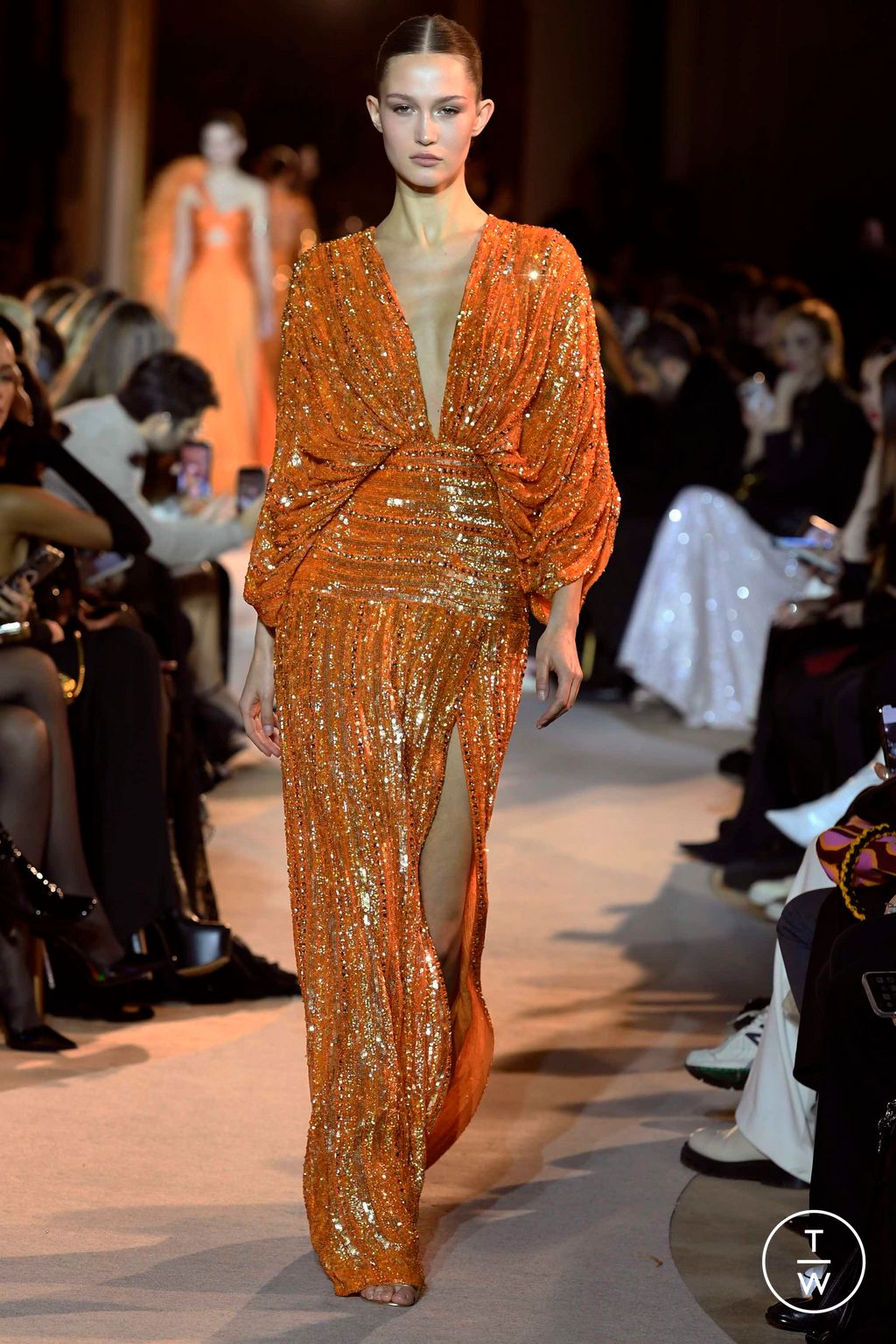 Fashion Week Paris Spring/Summer 2023 look 40 from the Zuhair Murad collection 高级定制