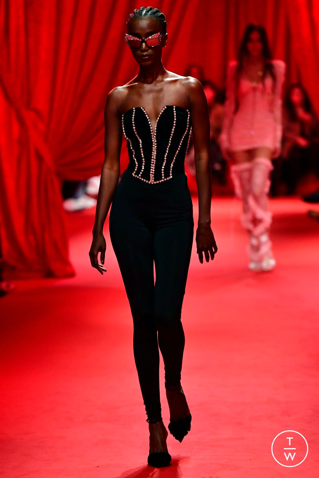 Fashion Week Milan Spring/Summer 2023 look 30 from the Aniye Records collection womenswear
