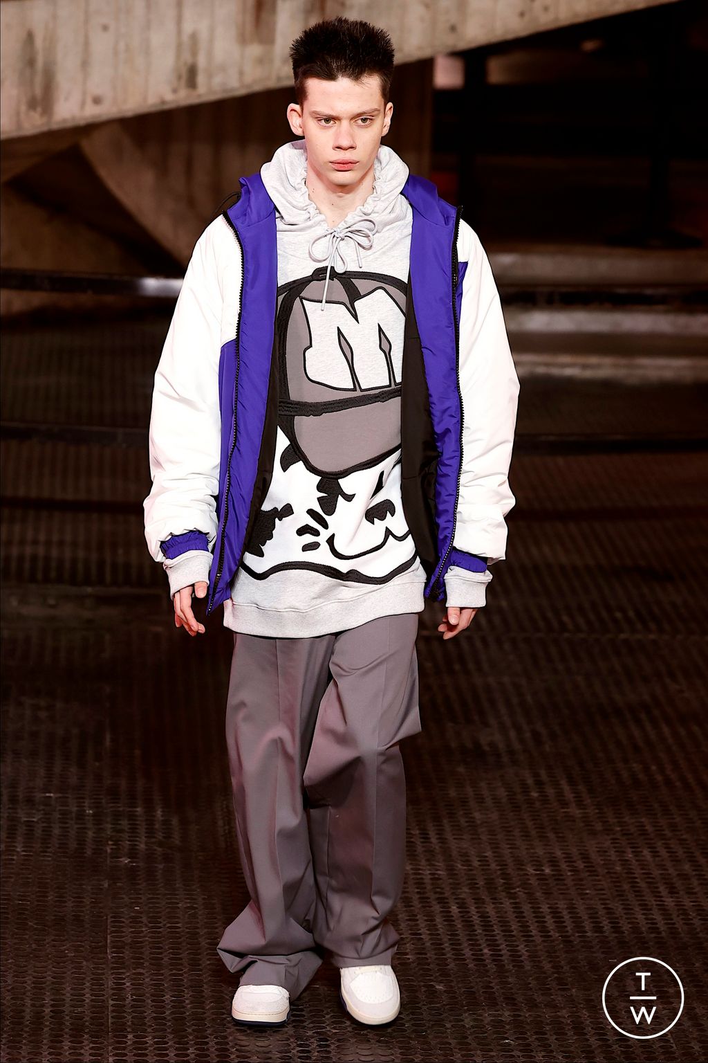 Fashion Week Milan Fall/Winter 2023 look 35 from the MSGM collection menswear