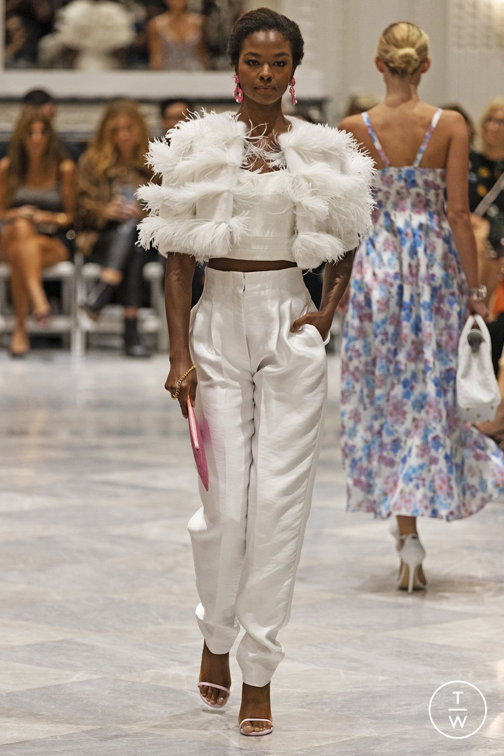 Fashion Week New York Spring/Summer 2023 look 13 from the Dennis Basso collection womenswear