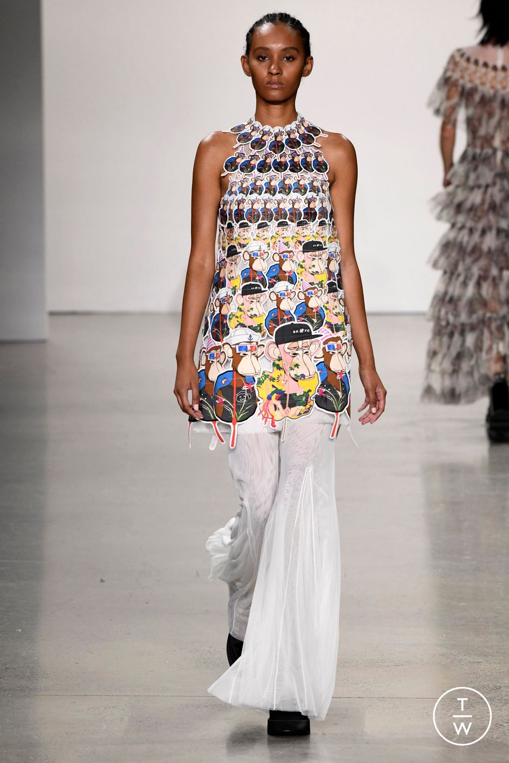 Fashion Week New York Spring/Summer 2023 look 46 from the Vivienne Tam collection womenswear