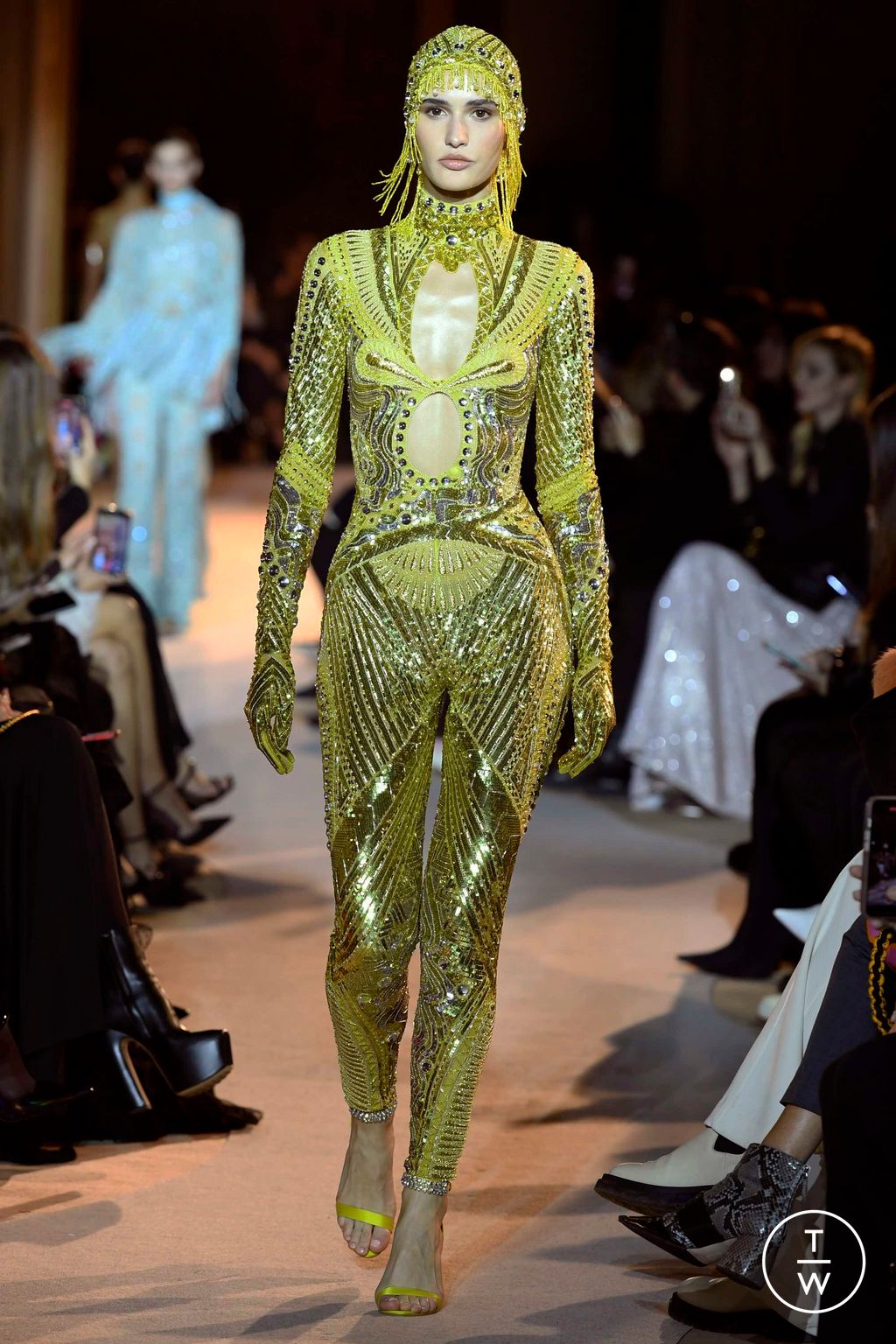 Fashion Week Paris Spring/Summer 2023 look 12 from the Zuhair Murad collection couture