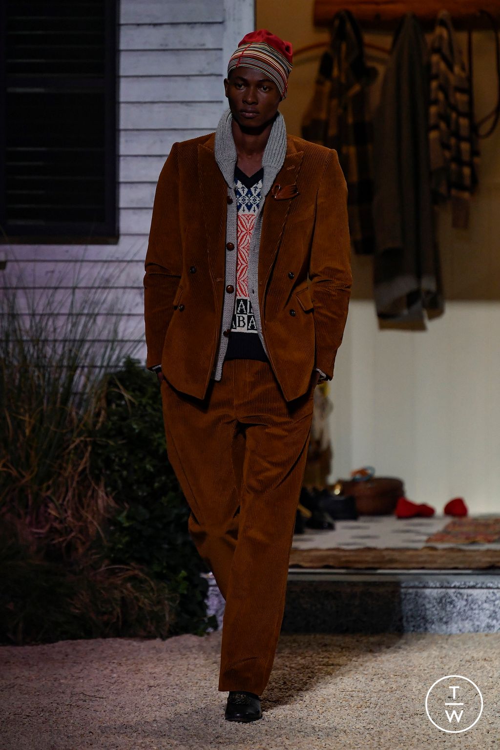 Fashion Week Paris Fall/Winter 2023 look 4 from the Bode collection 男装