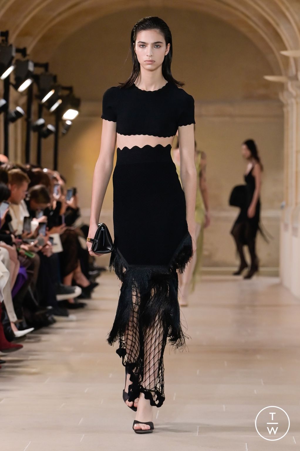 Fashion Week Paris Spring/Summer 2023 look 7 from the Victoria Beckham collection womenswear
