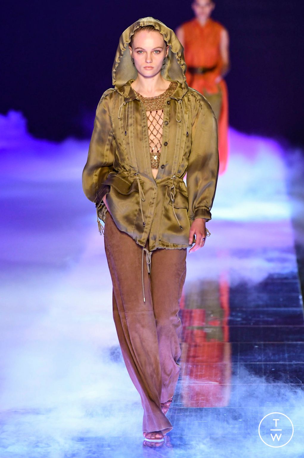 Fashion Week Milan Spring/Summer 2023 look 13 from the Alberta Ferretti collection womenswear