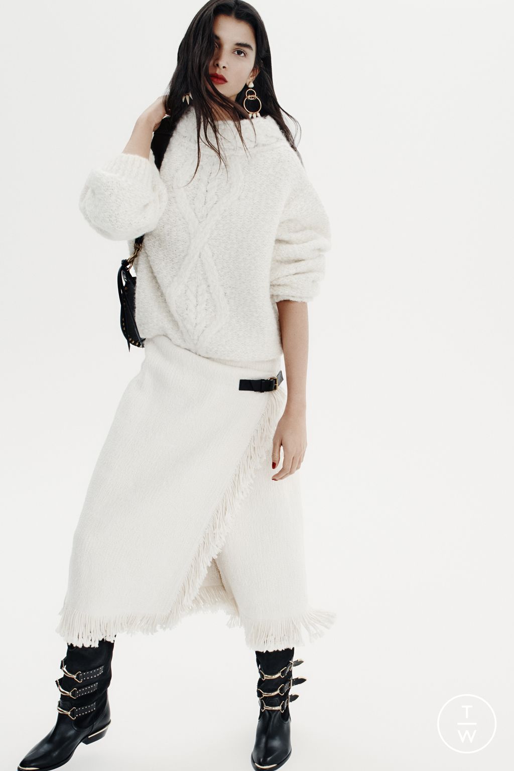 Fashion Week Paris Pre-Fall 2025 look 9 from the Isabel Marant collection 女装