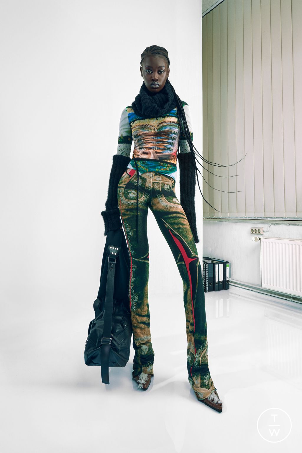 Fashion Week Paris Pre-Fall 2024 look 9 from the Ottolinger collection 女装