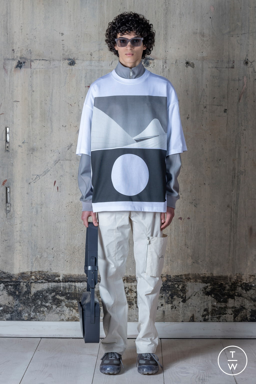 Fashion Week Milan Fall/Winter 2021 look 7 from the A Cold Wall collection 男装