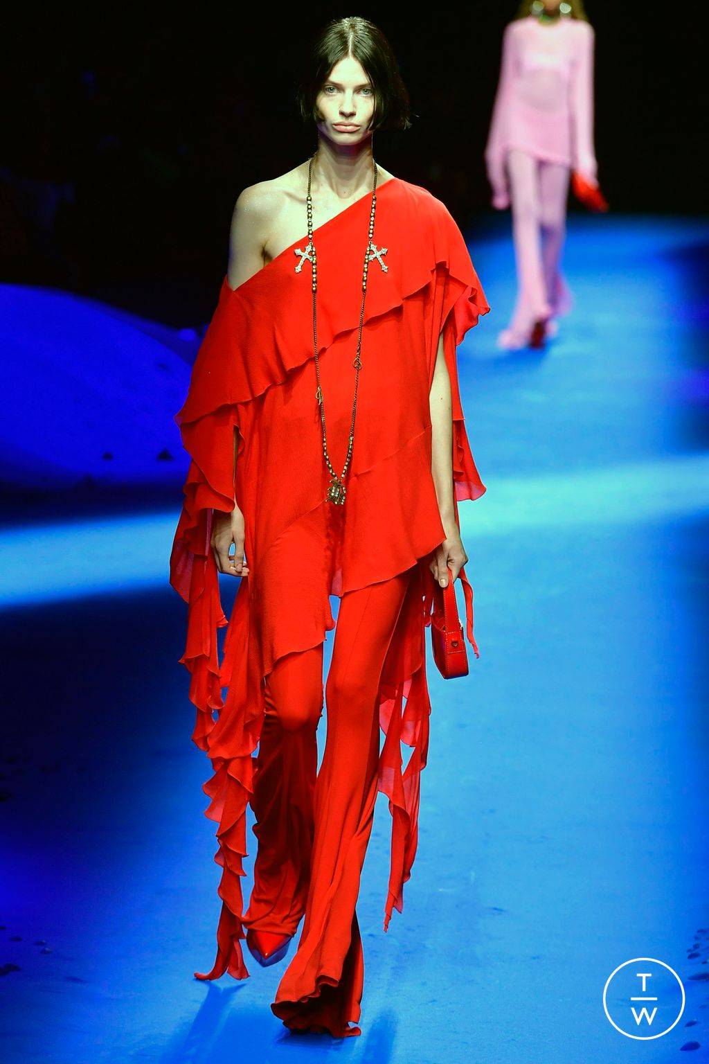 Fashion Week Milan Spring/Summer 2023 look 43 from the Blumarine collection womenswear