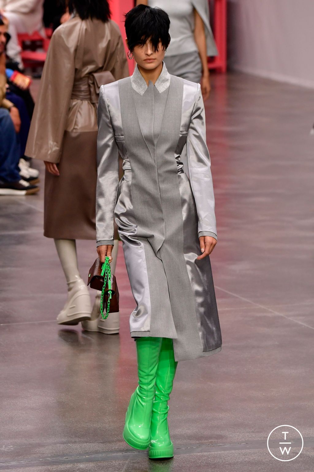 Fashion Week Milan Spring/Summer 2023 look 34 from the Fendi collection womenswear