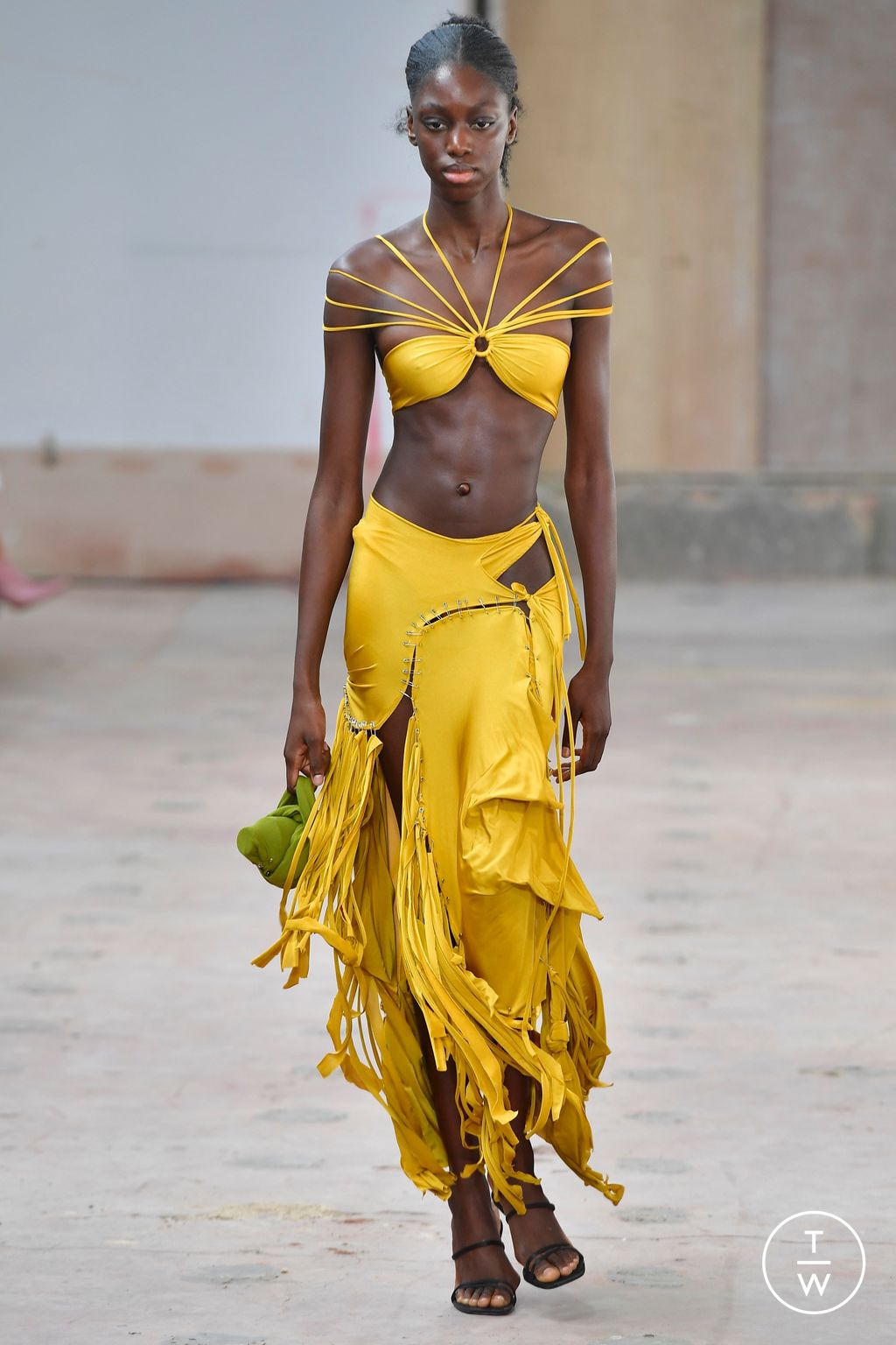 Fashion Week London Spring/Summer 2023 look 14 from the Fashion East collection womenswear