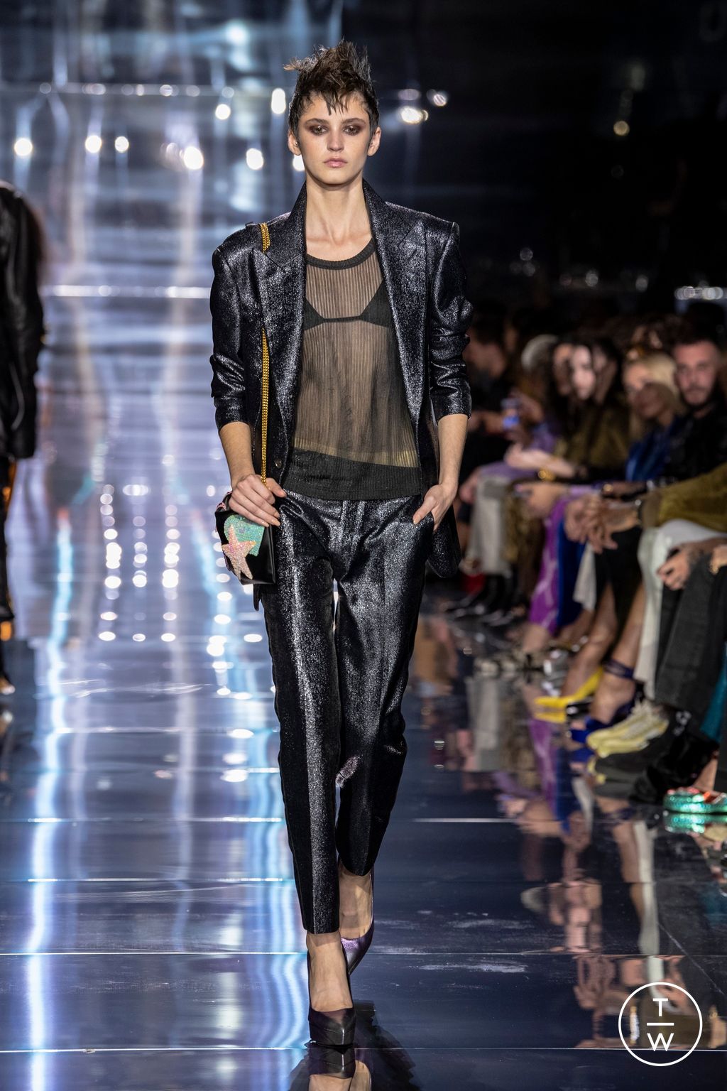 Fashion Week New York Spring/Summer 2023 look 22 from the Tom Ford collection 女装