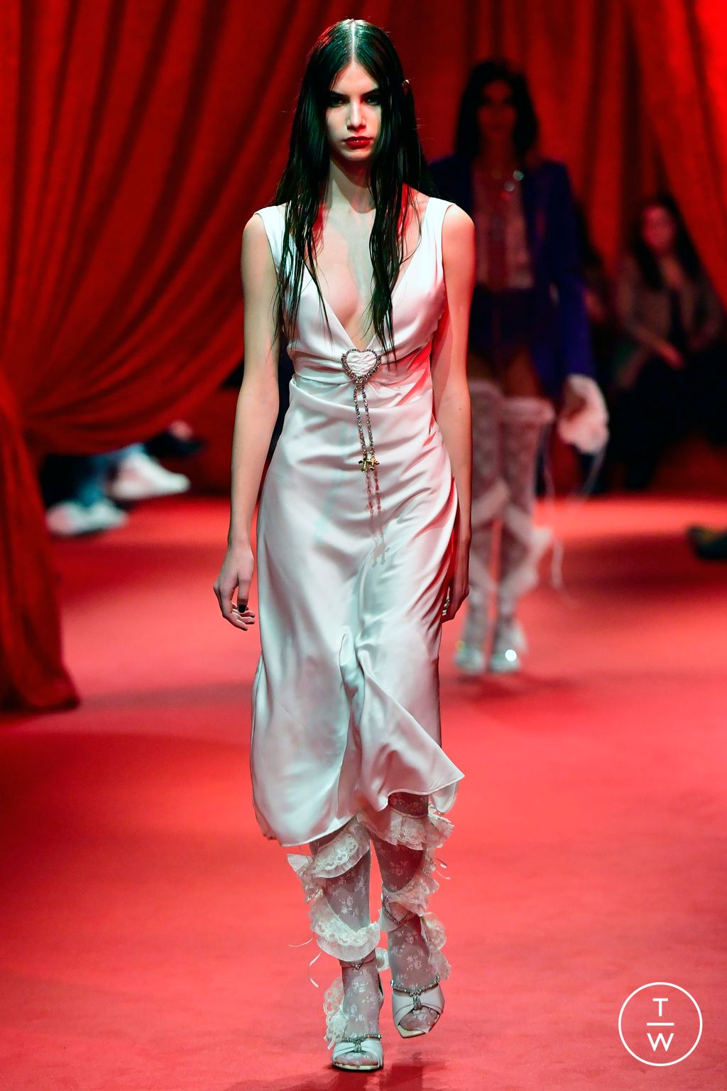 Fashion Week Milan Spring/Summer 2023 look 21 from the Aniye Records collection 女装