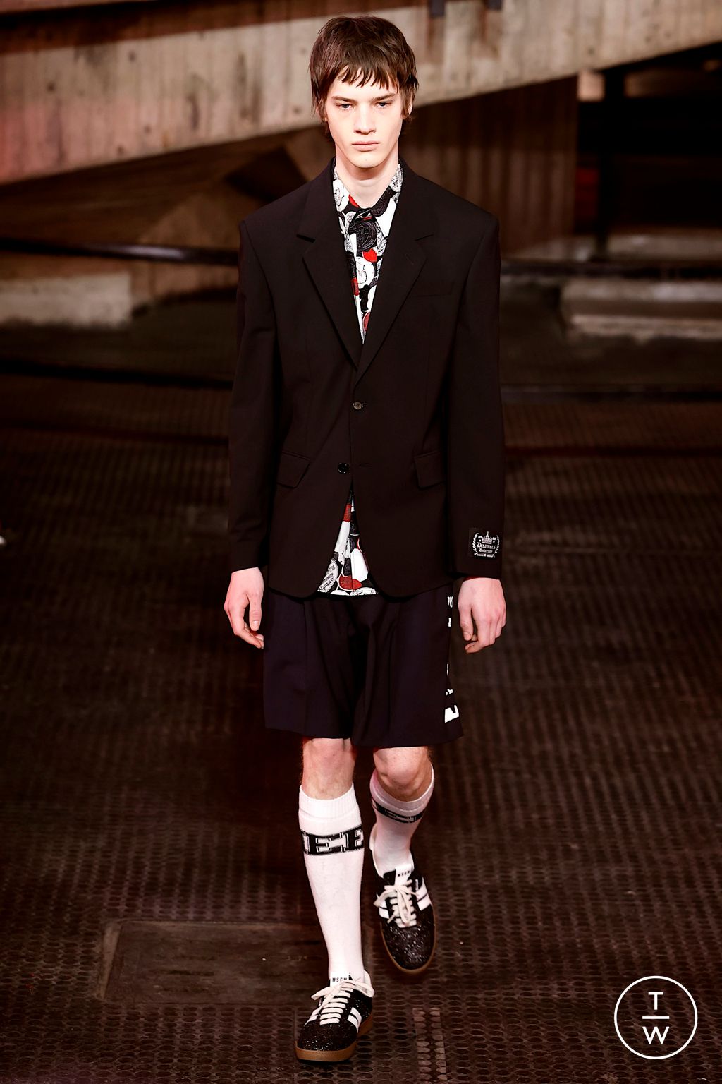 Fashion Week Milan Fall/Winter 2023 look 3 from the MSGM collection menswear