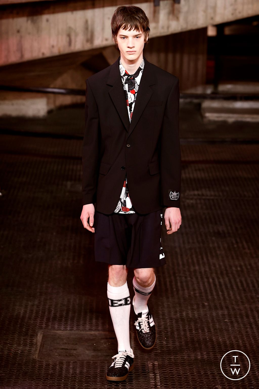 Fashion Week Milan Fall/Winter 2023 look 3 from the MSGM collection menswear