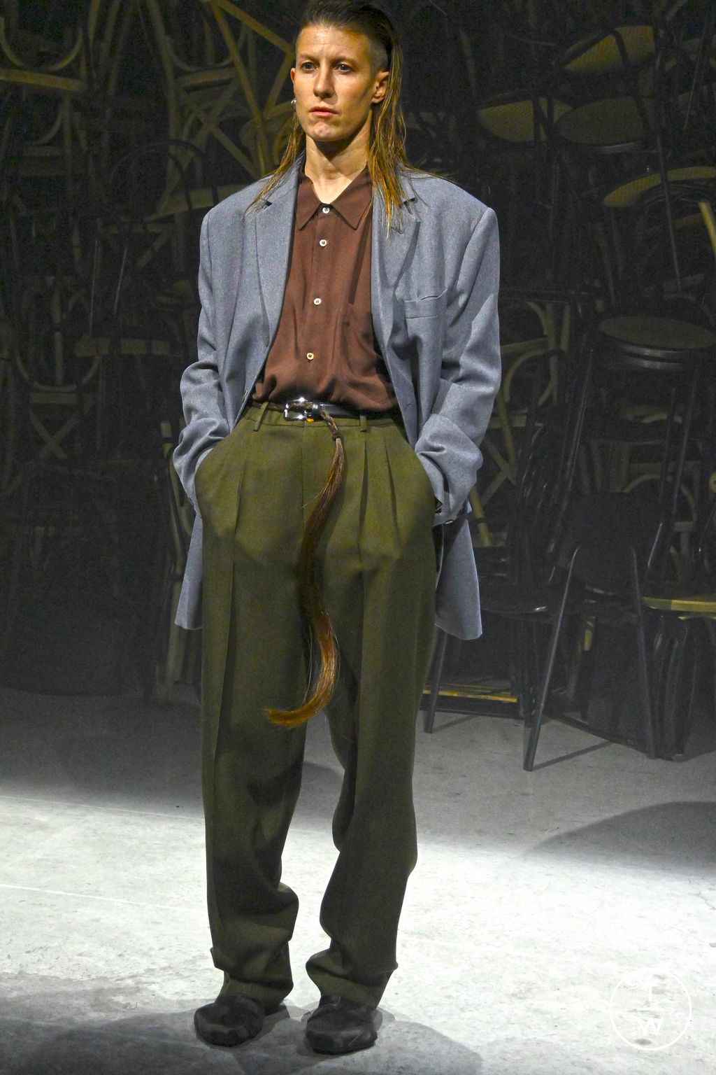 Fashion Week Milan Fall/Winter 2023 look 31 from the Magliano collection menswear