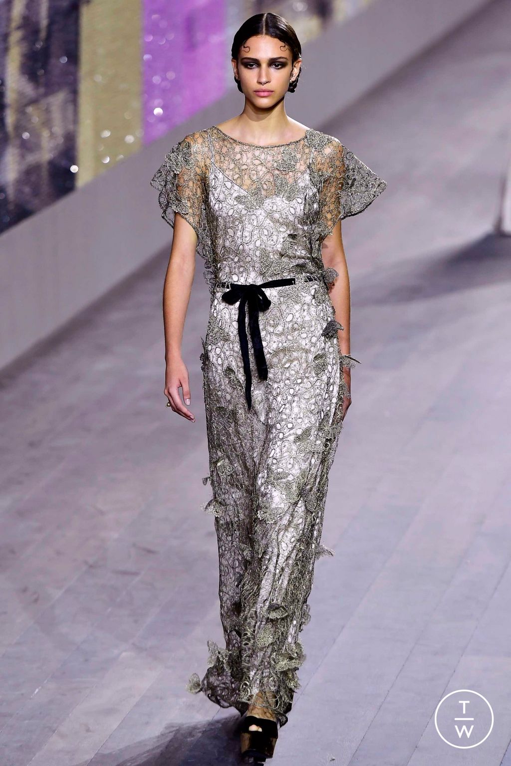 Fashion Week Paris Spring/Summer 2023 look 55 from the Christian Dior collection 高级定制