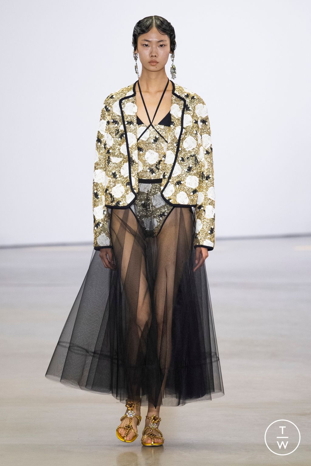 Fashion Week Paris Spring/Summer 2023 look 31 de la collection Giambattista Valli womenswear