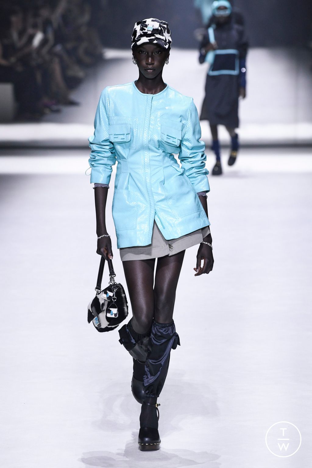 Fashion Week New York Resort 2023 look 37 from the Fendi collection womenswear