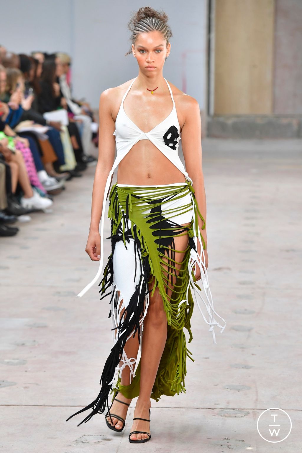 Fashion Week London Spring/Summer 2023 look 10 from the Fashion East collection womenswear