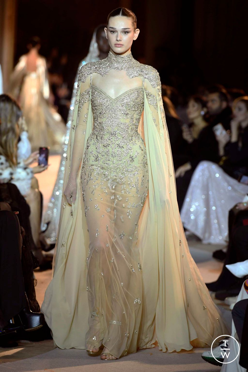 Fashion Week Paris Spring/Summer 2023 look 47 from the Zuhair Murad collection couture