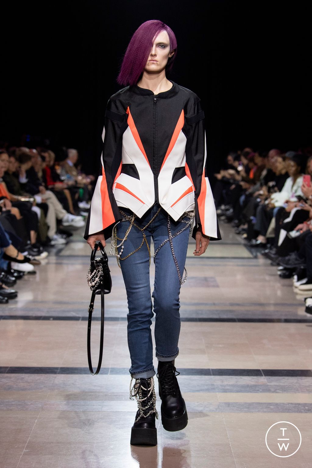Fashion Week Paris Spring/Summer 2023 look 46 from the Junya Watanabe collection 女装