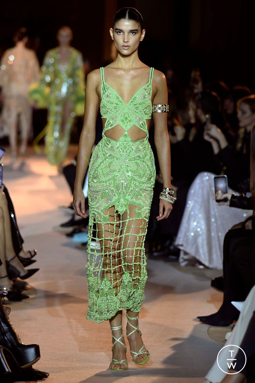 Fashion Week Paris Spring/Summer 2023 look 10 from the Zuhair Murad collection couture