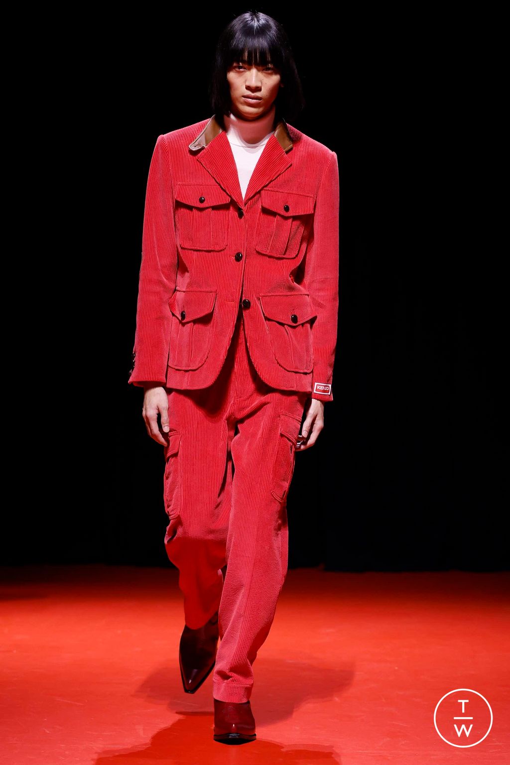 Fashion Week Paris Fall/Winter 2023 look 59 from the Kenzo collection 男装