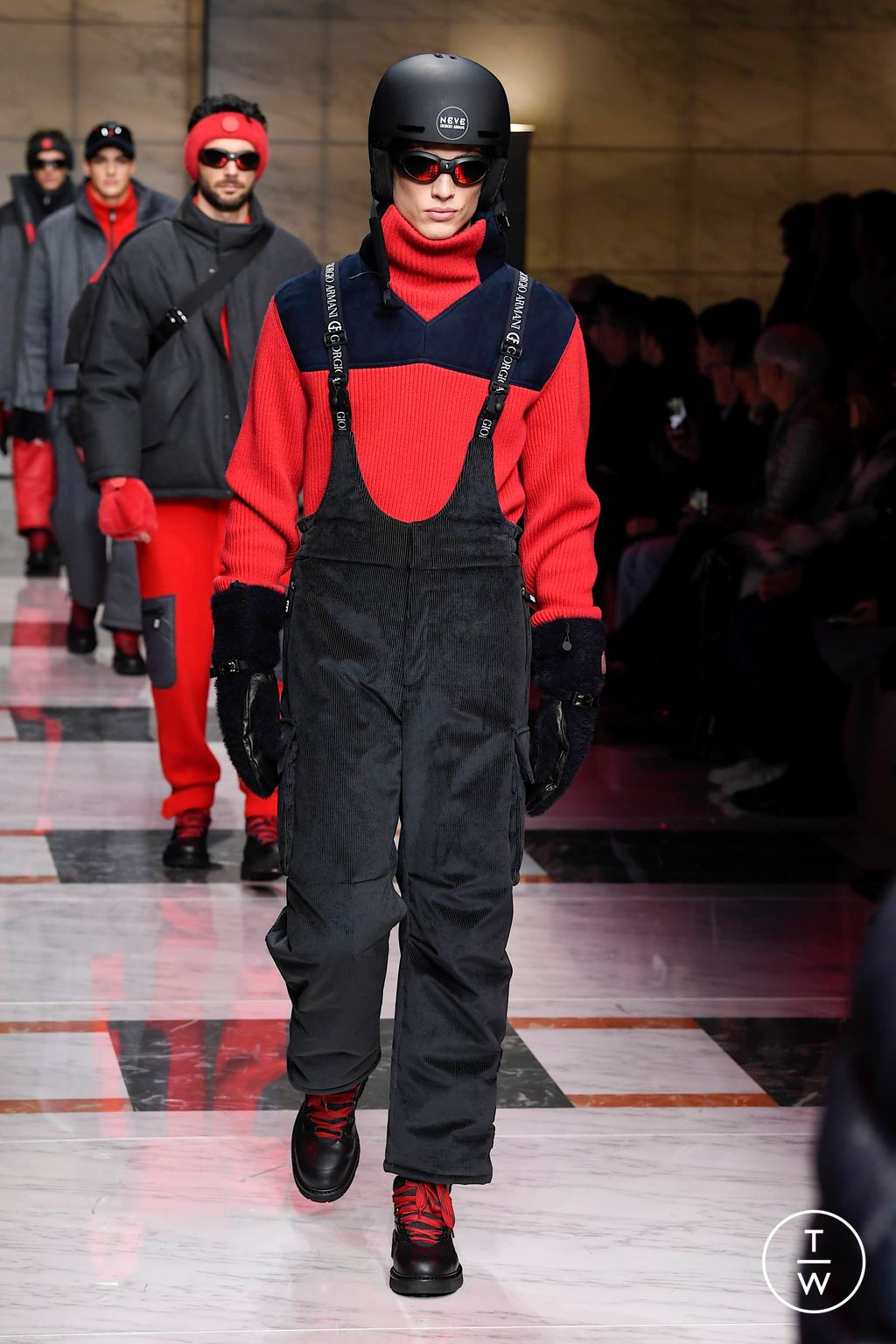 Fashion Week Milan Fall/Winter 2023 look 68 from the Giorgio Armani collection menswear