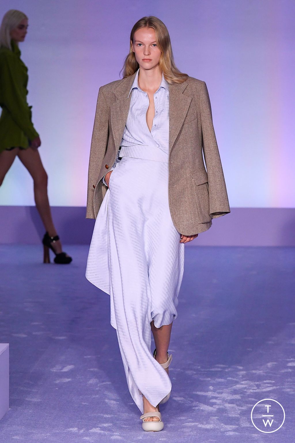 Fashion Week New York Spring/Summer 2023 look 11 de la collection Brandon Maxwell womenswear