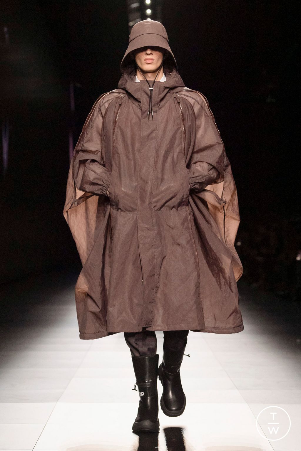 Fashion Week Paris Fall/Winter 2023 look 54 de la collection Dior Men menswear
