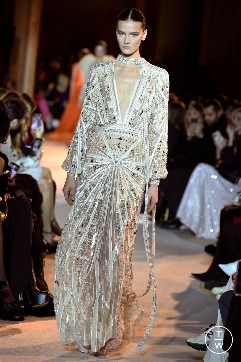 Fashion Week Paris Spring/Summer 2023 look 43 from the Zuhair Murad collection couture