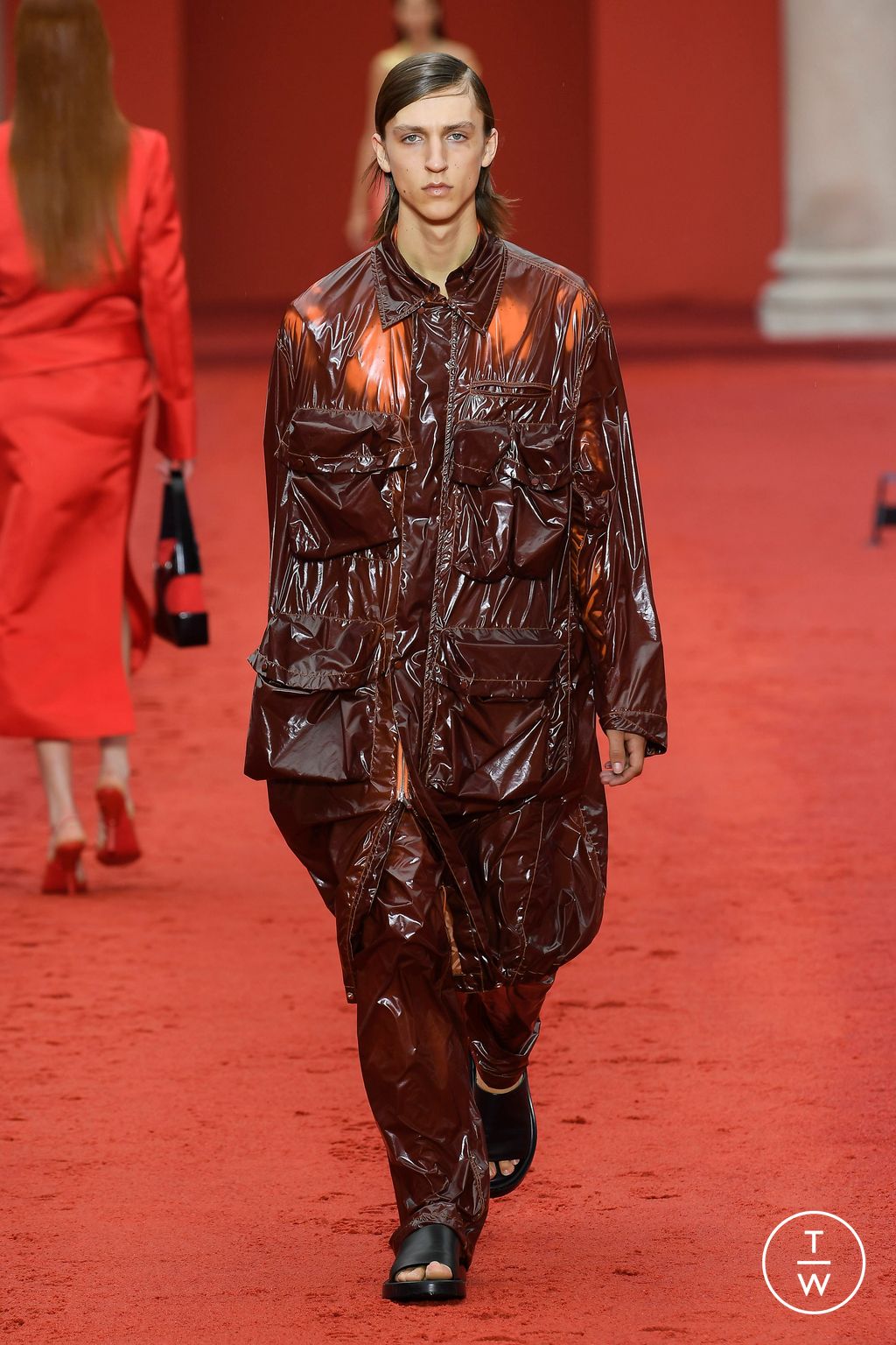 Fashion Week Milan Spring/Summer 2023 look 47 from the Ferragamo collection 女装