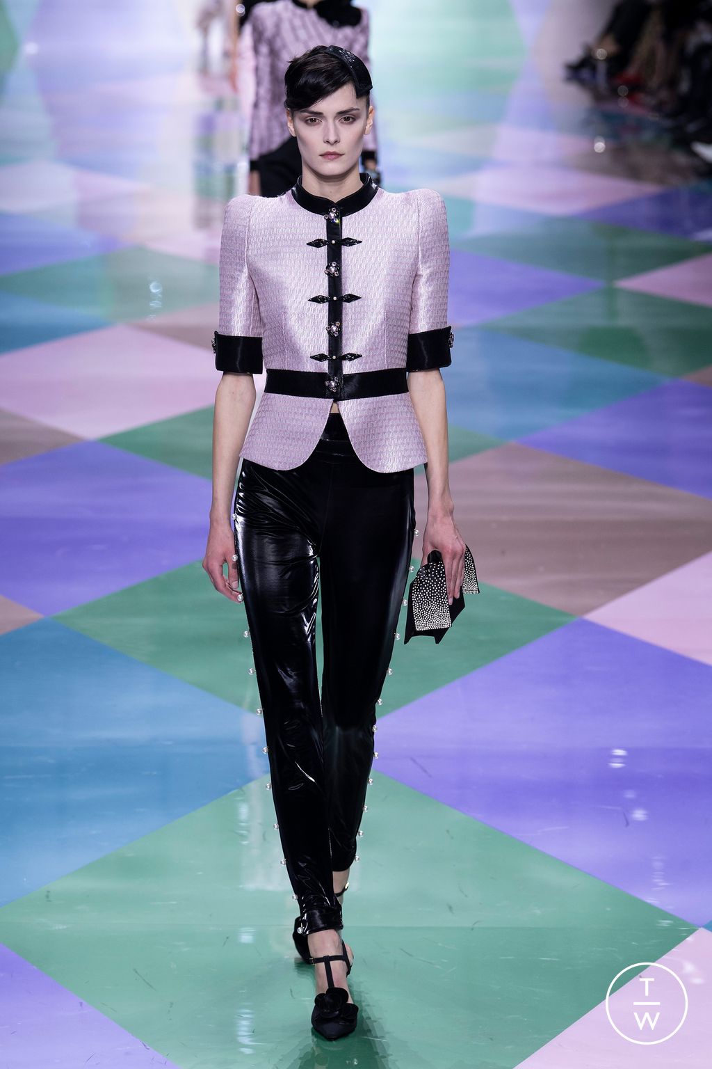 Fashion Week Paris Spring/Summer 2023 look 5 from the Giorgio Armani Privé collection 高级定制