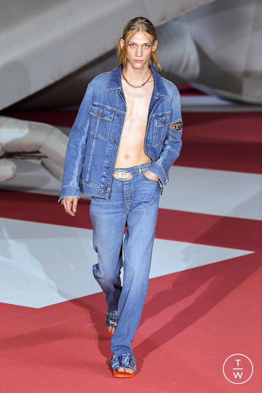 Fashion Week Milan Spring/Summer 2023 look 61 from the DIESEL collection womenswear