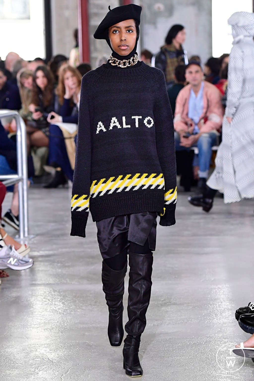 Fashion Week Paris Fall/Winter 2019 look 23 de la collection Aalto womenswear