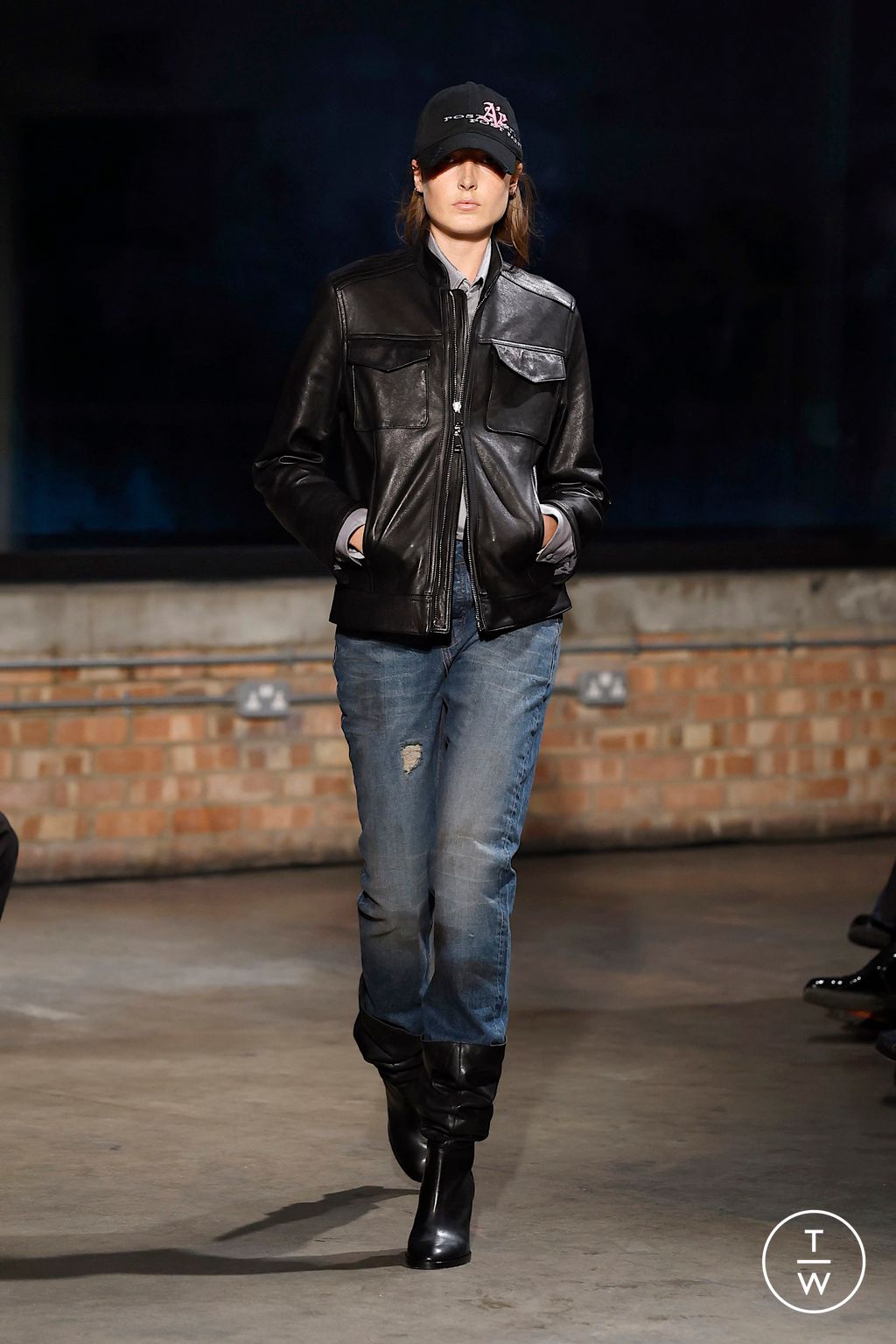 Fashion Week London Spring/Summer 2026 look 10 from the Aaron Esh collection womenswear