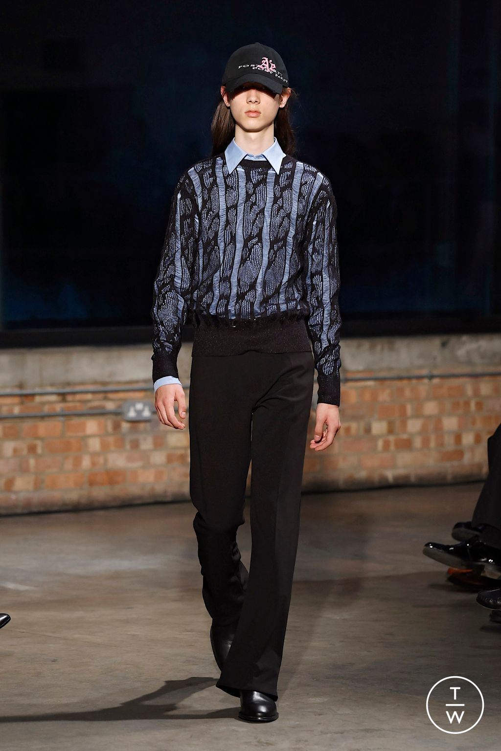 Fashion Week London Spring/Summer 2026 look 30 from the Aaron Esh collection womenswear