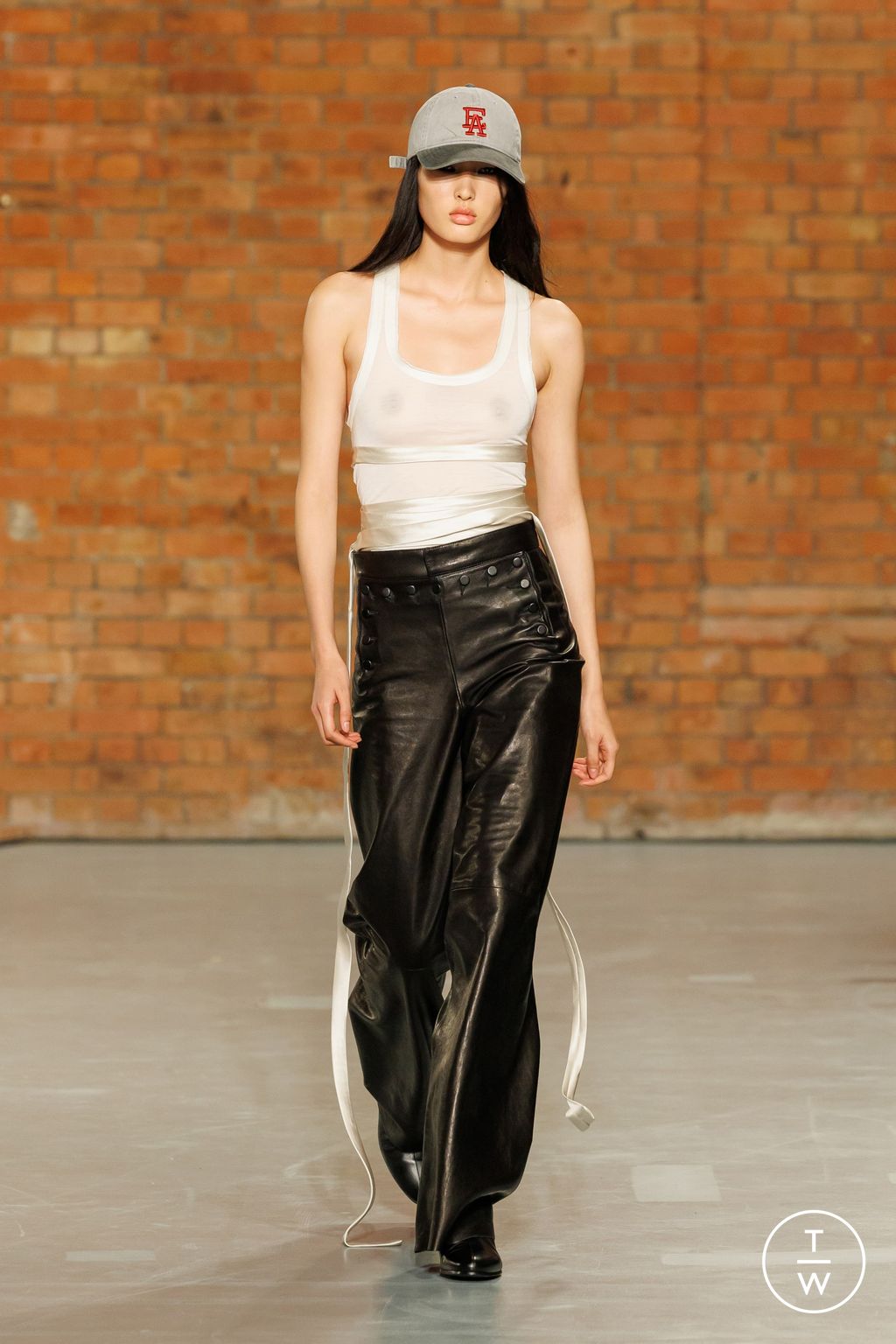Fashion Week London Spring/Summer 2025 look 14 from the Aaron Esh collection womenswear